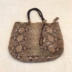 Cynthia Rowley Snakeskin Tote Bag